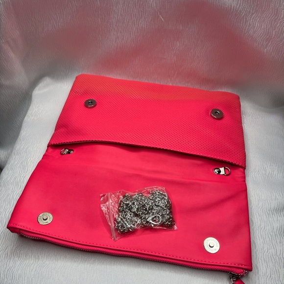 NWT Chic Hot Pink Clutch Bag